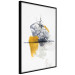 Wall Poster Birds over Water - seascape with birds in an abstract motif 131829 additionalThumb 11