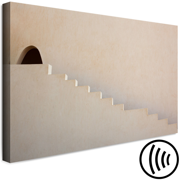 Canvas Art Print Hidden Passage (1-piece) Wide - Arab stairs in Morocco 134729 additionalImage 6