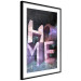 Wall Poster Home in Violets - violet 3D text on an abstract background 135729 additionalThumb 10