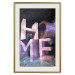 Wall Poster Home in Violets - violet 3D text on an abstract background 135729 additionalThumb 13