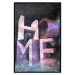 Wall Poster Home in Violets - violet 3D text on an abstract background 135729 additionalThumb 18