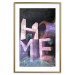 Wall Poster Home in Violets - violet 3D text on an abstract background 135729 additionalThumb 15