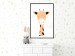 Wall Poster Funny Giraffe - colorful amusing animal on a white contrasting background 138129 additionalThumb 20