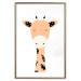 Wall Poster Funny Giraffe - colorful amusing animal on a white contrasting background 138129 additionalThumb 13