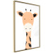 Wall Poster Funny Giraffe - colorful amusing animal on a white contrasting background 138129 additionalThumb 8