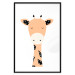 Wall Poster Funny Giraffe - colorful amusing animal on a white contrasting background 138129 additionalThumb 14