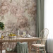 Wall Mural Venetian peonies - flowers on a background with a vintage effect of destruction 143829 additionalThumb 4