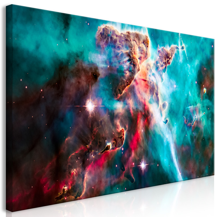 Large canvas print Galactic Journey - Photo of the Colorful Creatures of the Cosmos 146329 additionalImage 3