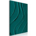 Canvas Dark Green Abstraction (1-piece) - emerald background with texture 149729 additionalThumb 2