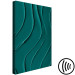Canvas Dark Green Abstraction (1-piece) - emerald background with texture 149729 additionalThumb 6