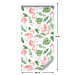 Wallpaper Exotic Pattern - Pink Flamingos and Green Leaves on a White Background 150029 additionalThumb 7