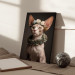 Canvas AI Sphinx Cat - Animal Portrait With Long Ears and Plant Jewelry - Vertical 150129 additionalThumb 11