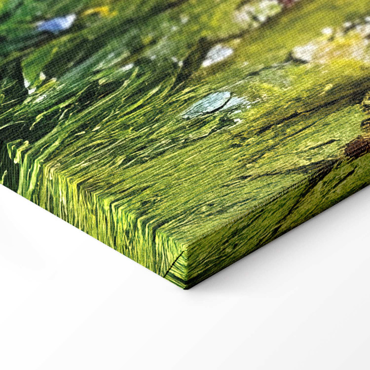 Canvas Print Flower Meadow - Monet-Style Composition Generated by AI 151029 additionalImage 6
