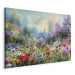 Canvas Print Flower Meadow - Monet-Style Composition Generated by AI 151029 additionalThumb 2