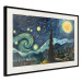 Wall Poster Starry Night - A Landscape in the Moonlight in the Style of Van Gogh 151129 additionalThumb 8