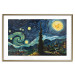 Wall Poster Starry Night - A Landscape in the Moonlight in the Style of Van Gogh 151129 additionalThumb 26