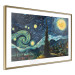 Wall Poster Starry Night - A Landscape in the Moonlight in the Style of Van Gogh 151129 additionalThumb 9