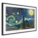 Wall Poster Starry Night - A Landscape in the Moonlight in the Style of Van Gogh 151129 additionalThumb 7