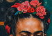 Large canvas print Frida Kahlo - Composition With the Painter Sitting in a Room With Skulls [Large Format] 152229 additionalThumb 5