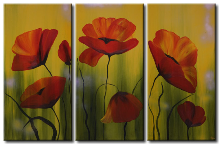 Canvas Art Print Transience of poppies 48129