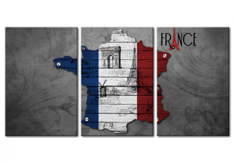 Canvas Art Print All about France 55429