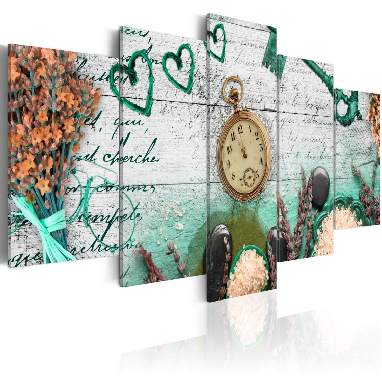 Canvas Print Emerald composition 55629 additionalImage 2