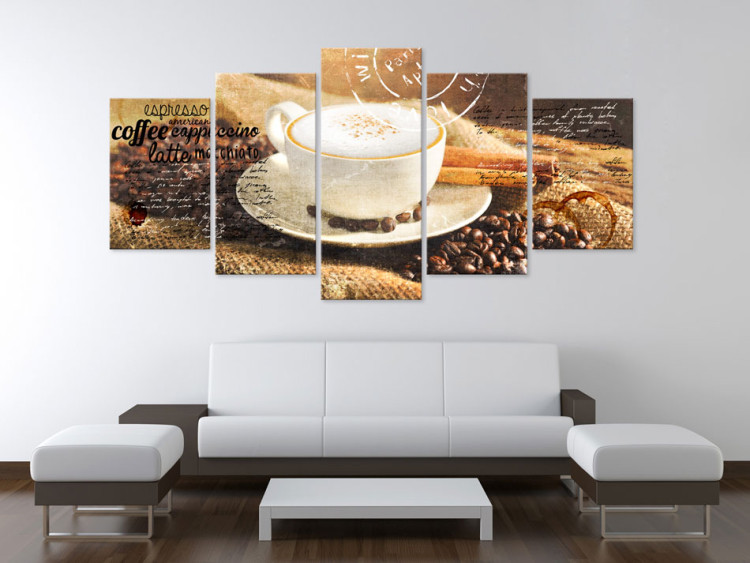 Canvas Print Coffe, Espresso, Cappuccino, Latte machiato ... 59029 additionalImage 3