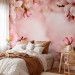Photo Wallpaper Spring - pink composition of cherry blossoms on a background with 62329 additionalThumb 2