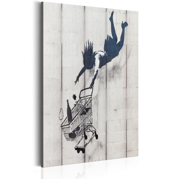 Canvas Art Print Shop Til You Drop by Banksy  72629 additionalImage 2