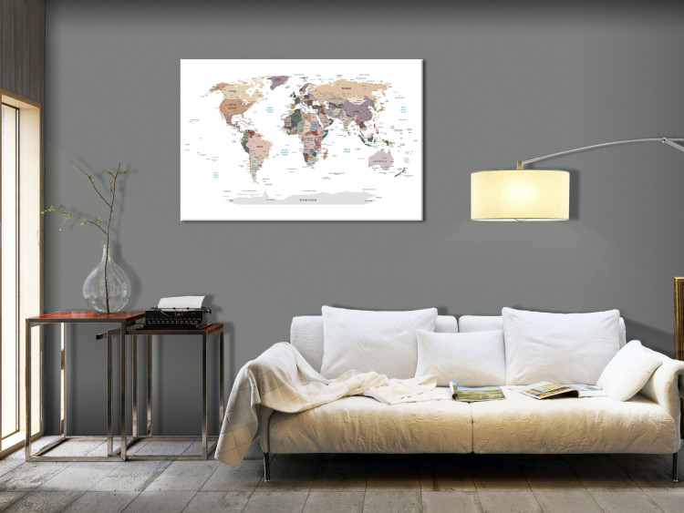 Canvas World Map: Where Today? 90229 additionalImage 3