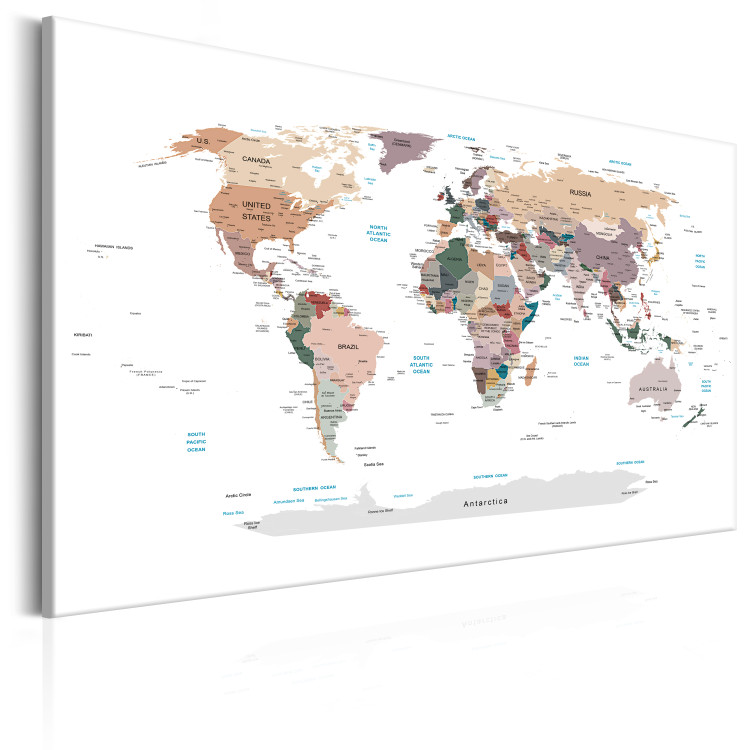 Canvas World Map: Where Today? 90229 additionalImage 2