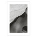 Poster Sand Dunes - black and white composition with sandy waves in the middle of the desert 115239 additionalThumb 14