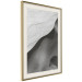 Poster Sand Dunes - black and white composition with sandy waves in the middle of the desert 115239 additionalThumb 2