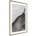 Poster Sand Dunes - black and white composition with sandy waves in the middle of the desert 115239 additionalThumb 8