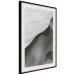 Poster Sand Dunes - black and white composition with sandy waves in the middle of the desert 115239 additionalThumb 3