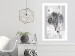 Wall Poster Silver Tree - plant abstraction in shades of gray with figures 118939 additionalThumb 2