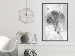 Wall Poster Silver Tree - plant abstraction in shades of gray with figures 118939 additionalThumb 3