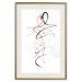 Wall Poster Tangled Passion - abstraction in waves shaped like human silhouettes 119039 additionalThumb 23