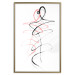Wall Poster Tangled Passion - abstraction in waves shaped like human silhouettes 119039 additionalThumb 26