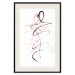 Wall Poster Tangled Passion - abstraction in waves shaped like human silhouettes 119039 additionalThumb 24