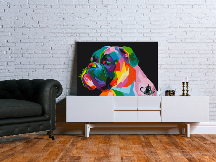 Paint by number Colourful Boxer 127439 additionalImage 2