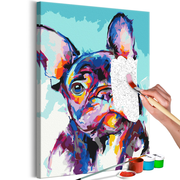 Paint by number Bulldog Portrait 127939 additionalImage 3