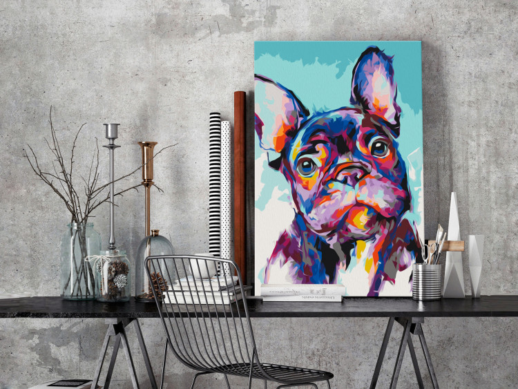Paint by number Bulldog Portrait 127939 additionalImage 2