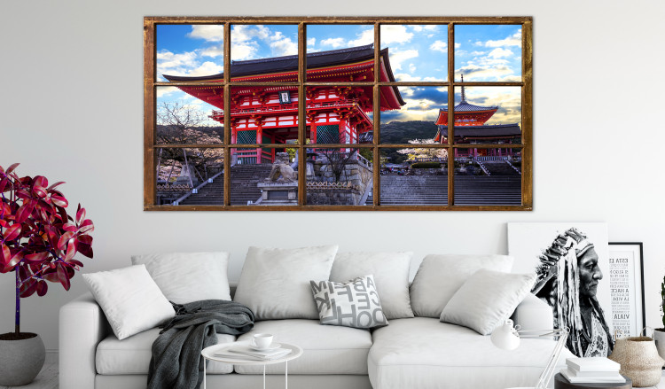 Large canvas print Window to Kyoto II [Large Format] 128539 additionalImage 6