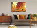 Canvas Print Autumn Afternoon (1-part) wide - golden landscape of trees 128839 additionalThumb 3