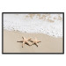 Wall Poster Vacation Souvenir - beach landscape with scattered stars on the sand 129839 additionalThumb 18