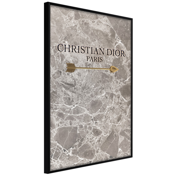 Wall Poster Christian Dior - English text on an abstract marble background 130339 additionalImage 11