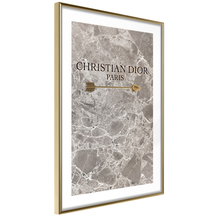 Wall Poster Christian Dior - English text on an abstract marble background 130339 additionalImage 9