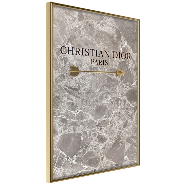 Wall Poster Christian Dior - English text on an abstract marble background 130339 additionalImage 14
