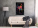 Canvas Print Flamingo Color (1-piece) Vertical - colorful abstract flamingo 130439 additionalThumb 3